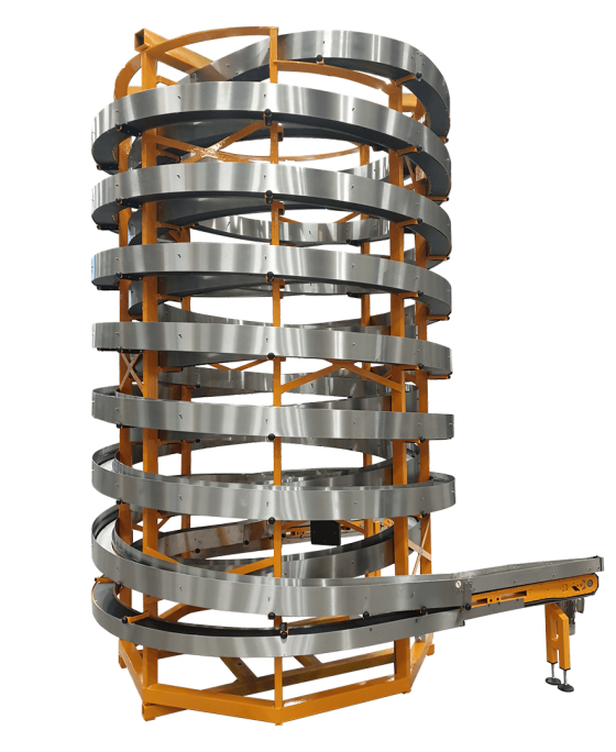All-purpose spiral conveyor for medium to large products